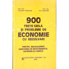 900 TESTE GRILA SI PROBLEME DE ECONOMIE CU REZOLVARI