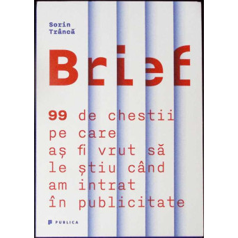 BRIEF: 99 DE CHESTII PE CARE AS FI VRUT SA STIU CAND AM INTRAT IN PUBLICITATE