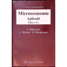 MICROECONOMIE. APLICATII