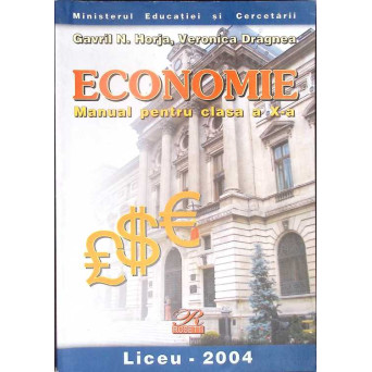ECONOMIE, MANUAL PENTRU CLASA A X-A