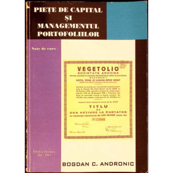 PIETE DE CAPITAL SI MANAGEMENTUL PORTOFOLIILOR