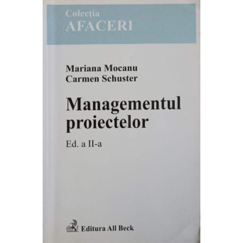 MANAGEMENTUL PROIECTELOR ED.II