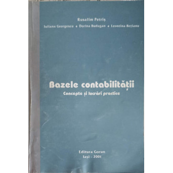 BAZELE CONTABILITATII. CONCEPTE SI LUCRARI PRACTICE