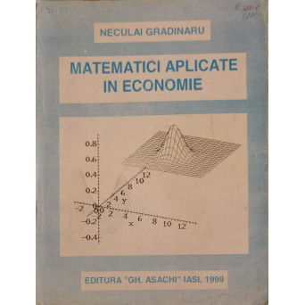 MATEMATICI APLICATE IN ECONOMIE