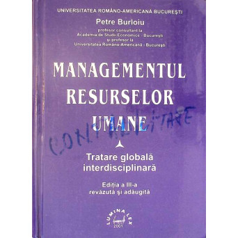 MANAGEMENTUL RESURSELOR UMANE