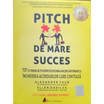AUDIOBOOK: PITCH DE MARE SUCCES