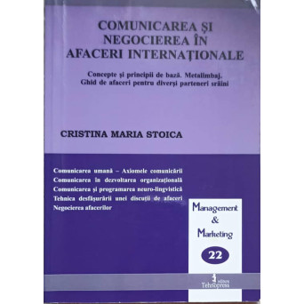 COMUNICAREA SI NEGOCIEREA IN AFACERI INTERNATIONALE
