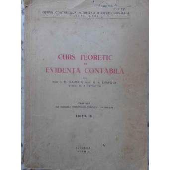 CURS TEORETIC DE EVIDENTA CONTABILA