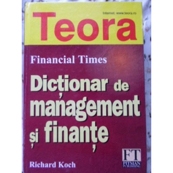 DICTIONAR DE MANAGEMENT SI FINANTE