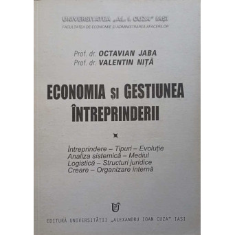 ECONOMIA SI GESTIUNEA INTREPRINDERII VOL.1 