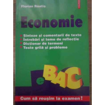 ECONOMIE BACALAUREAT SI ADMITEREA IN FACULTATE