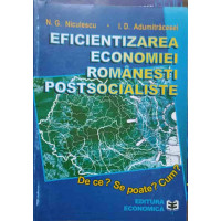 EFICIENTIZAREA ECONOMIEI ROMANESTI POSTSOCIALISTE EFICIENTIZAREA ECONOMIEI ROMANESTI POSTSOCIALISTE