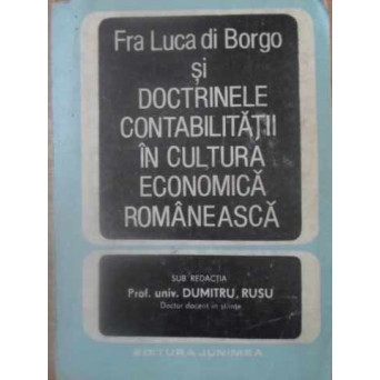 FRA LUCA DI BORGO SI DOCTRINELE CONTABILITATII IN CULTURA ECONOMICA ROMANEASCA