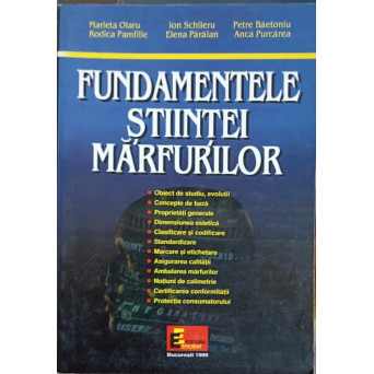 FUNDAMENTELE STIINTEI MARFURILOR