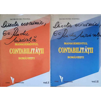 MANAGEMENTUL CONTABILITATII ROMANESTI VOL.1-2