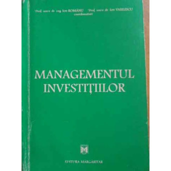 MANAGEMENTUL INVESTITIILOR