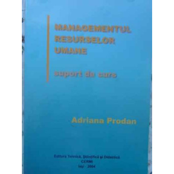 MANAGEMENTUL RESURSELOR UMANE