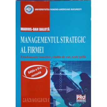 MANAGEMENTUL STRATEGIC AL FIRMEI