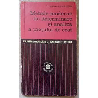 METODE MODERNE DE DETERMINARE SI ANALIZA A PRETULUI DE COST