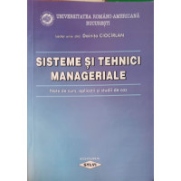 SISTEME SI TEHNICI MANAGERIALE SISTEME SI TEHNICI MANAGERIALE
