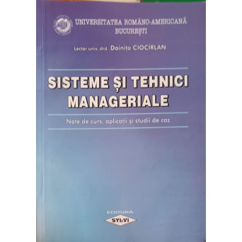 SISTEME SI TEHNICI MANAGERIALE