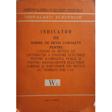 INDICATOR DE NORME DE DEVIZ COMASATE PENTRU LUCRARI DE RETELE DE DISTRIBUTIE A ENERGIEI ELECTRICE PENTRU ILUMINATUL PUBLIC SI PENTRU BRANSAMENTE ELECTRICE AERIENE SI SUBTERANE DIN RETELE CU TENSIUNI SUB 1KV. W2