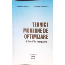 TEHNICI MODERNE DE OPTIMIZARE. APLICATII IN ENERGETICA