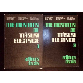 MEMORATOR DE MASURI ELECTRICE VOL.1-2
