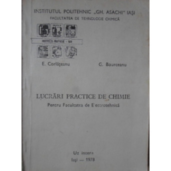 LUCRARI PRACTICE DE CHIMIE PENTRU FACULTATEA DE ELECTROTEHNICA