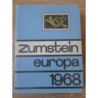 ZUMSTEIN EUROPA 1968 CATALOG FILATELIC