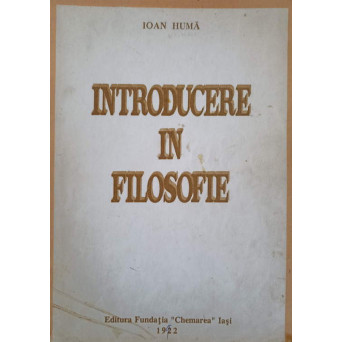 INTRODUCERE IN FILOSOFIE