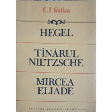 HEGEL, TINARUL NIETZSCHE, MIRCEA ELIADE