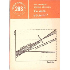CE ESTE EFICIENTA?