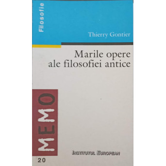 MARILE OPERE ALE FILOSOFIEI ANTICE