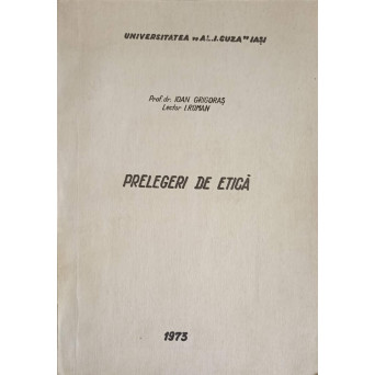 PRELEGERI DE ETICA