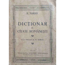 DICTIONAR DE CITATE ROMANESTI