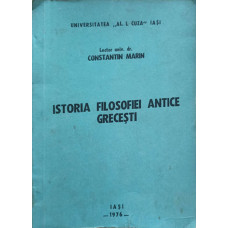 ISTORIA FILOSOFIEI ANTICE GRECESTI