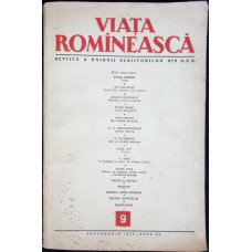 REVISTA VIATA ROMANEASCA, ANUL IX, NR. 9, SEPTEMBRIE 1956