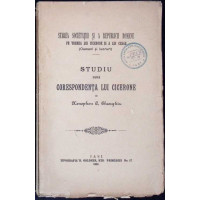 STUDIU DUPA CORESPONDENTA LUI CICERONE STUDIU DUPA CORESPONDENTA LUI CICERONE