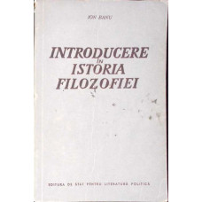 INTRODUCERE IN ISTORIA FILOZOFIEI