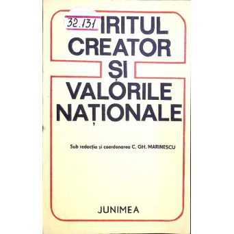 SPIRITUL CREATOR SI VALORILE NATIONALE