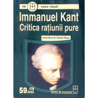 CRITICA RATIUNII PURE (PREZENTARE DE CLAUDIU BACIU)