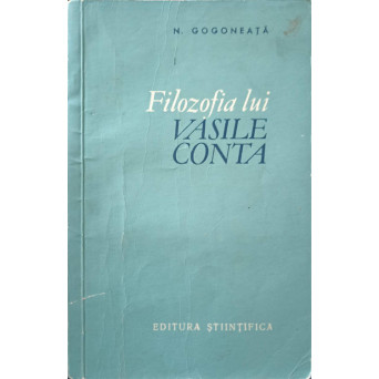 FILOZOFIA LUI VASILE CONTA