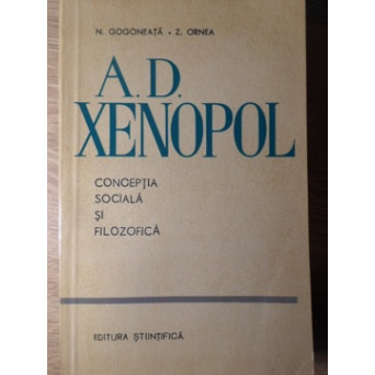 A.D. XENOPOL CONCEPTIA SOCIALA SI FILOZOFICA