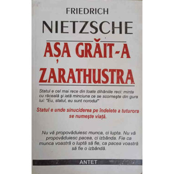 ASA GRAIT-A ZARATHUSTRA