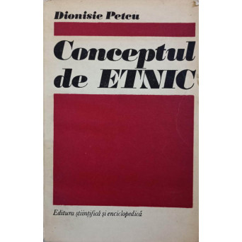 CONCEPTUL DE ETNIC