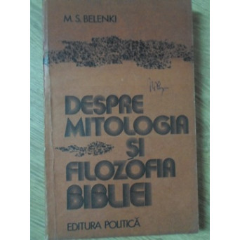 DESPRE MITOLOGIA SI FILOZOFIA BIBLIEI
