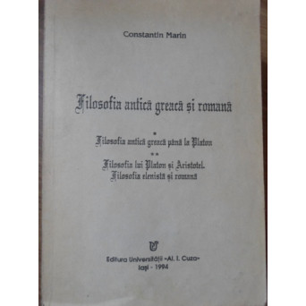 FILOSOFIA ANTICA GREACA SI ROMANA. FILOSOFIA ANTICA GREACA PANA LA PLATON