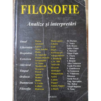 FILOSOFIE, ANALIZE SI INTERPRETARI