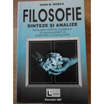 FILOSOFIE SINTEZE SI ANALIZE